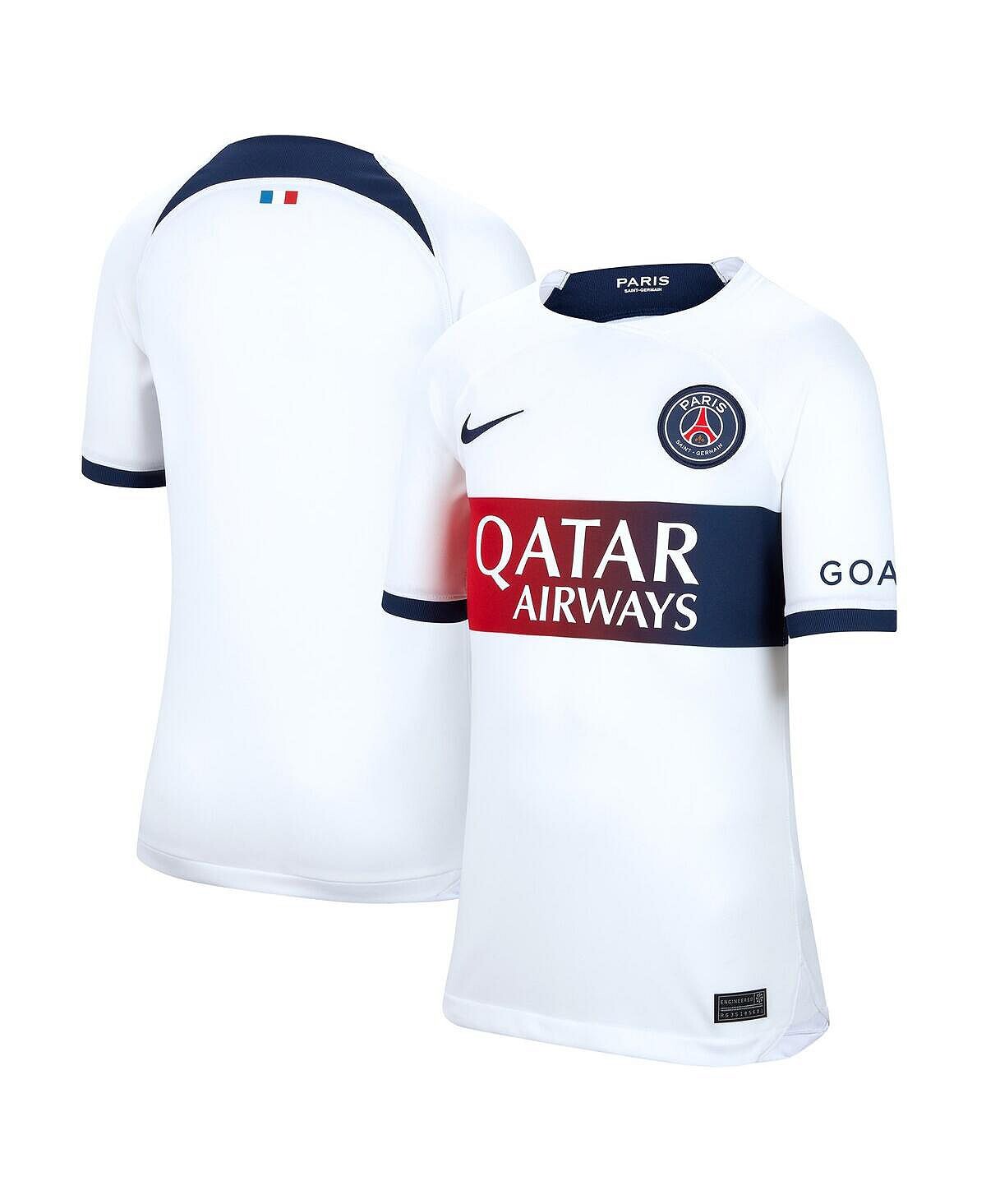 Реплика Джерси выездного стадиона Big Boys White Paris Saint-Germain 2023/24 Nike
Реплика Джерси выездного стадиона Big Boys White Paris Saint-Germain 2023/24 Nike