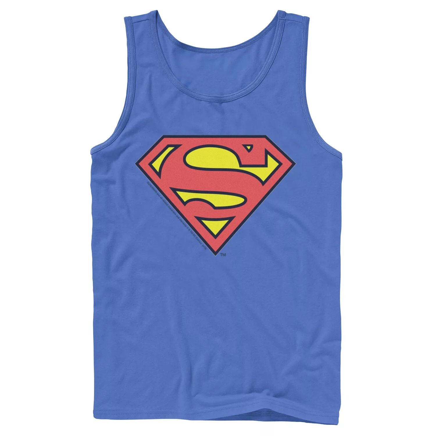 Мужская классическая майка с логотипом на груди и логотипом DC Comics Superman
Мужская классическая майка с логотипом на груди и логотипом DC Comics Superman