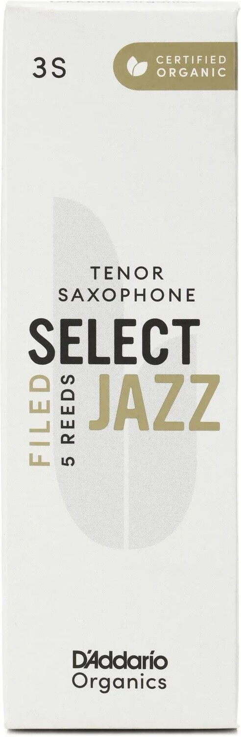 D'Addario Organics Select Jazz Filed Трости для тенор-саксофона — 3 мягких (5 шт. в упаковке)
D'Addario Organics Select Jazz Filed Трости для тенор-саксофона — 3 мягких (5 шт. в упаковке)