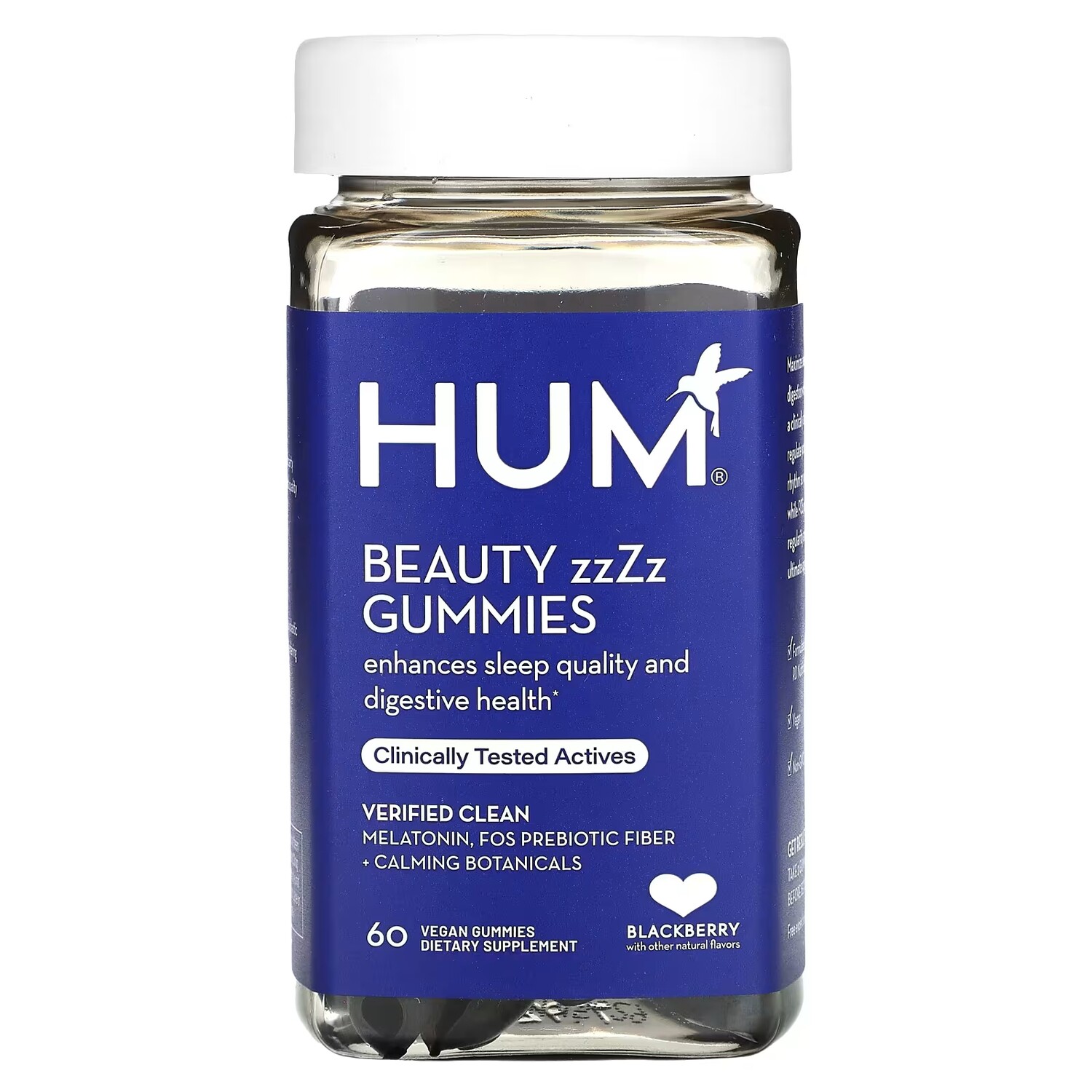 Веганские жевательные конфеты HUM Nutrition Beauty zzZz Gummies Blackberry для сна
Веганские жевательные конфеты HUM Nutrition Beauty zzZz Gummies Blackberry для сна