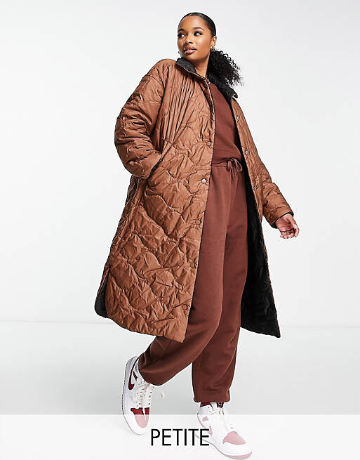 Черно-коричневое двустороннее стеганое пальто с воротником-воронкой Vero Moda Petite, Черный
Черно-коричневое двустороннее стеганое пальто с воротником-воронкой Vero Moda Petite, Черный