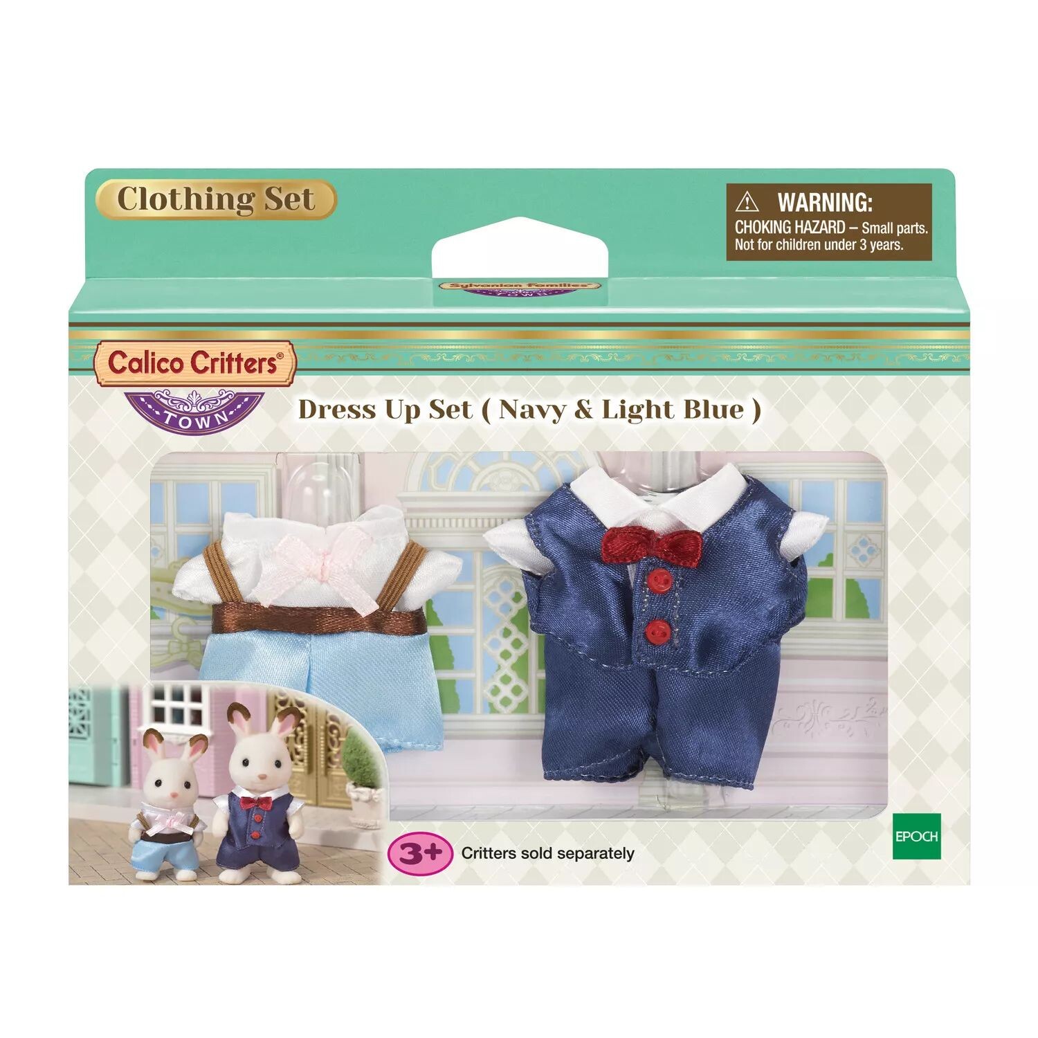 Модный кукольный комплект Calico Critters Town Series Dress Up Темно-синий и голубой цвета Calico Critters
Модный кукольный комплект Calico Critters Town Series Dress Up Темно-синий и голубой цвета Calico Critters