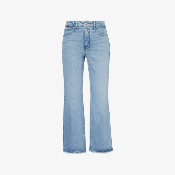 Джинсы Ga good legs crop mini boot-leg средней посадки из эластичного денима Good American, индиго
Джинсы Ga good legs crop mini boot-leg средней посадки из эластичного денима Good American, индиго