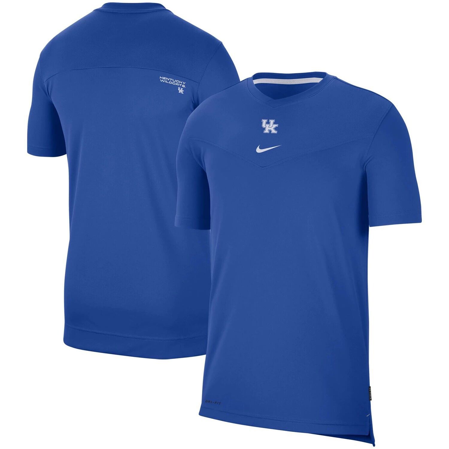 Мужская футболка Nike Royal Kentucky Wildcats 2021 Sideline Football Coaches Performance Top
Мужская футболка Nike Royal Kentucky Wildcats 2021 Sideline Football Coaches Performance Top