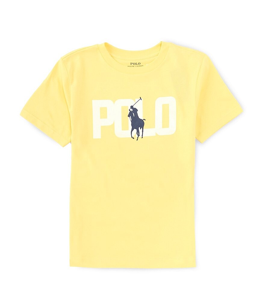 Футболка из джерси с короткими рукавами и логотипом Polo Ralph Lauren Little Boys 2T-7, желтый
Футболка из джерси с короткими рукавами и логотипом Polo Ralph Lauren Little Boys 2T-7, желтый