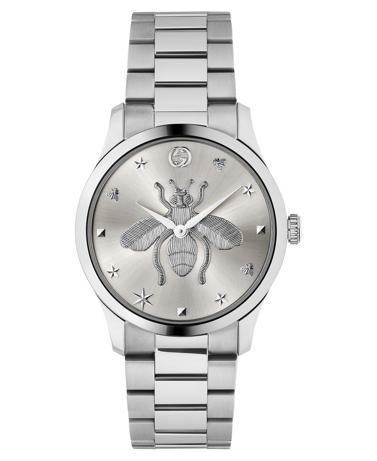 Мужские швейцарские часы G-Timeless с браслетом из нержавеющей стали, 38 мм Gucci
Мужские швейцарские часы G-Timeless с браслетом из нержавеющей стали, 38 мм Gucci