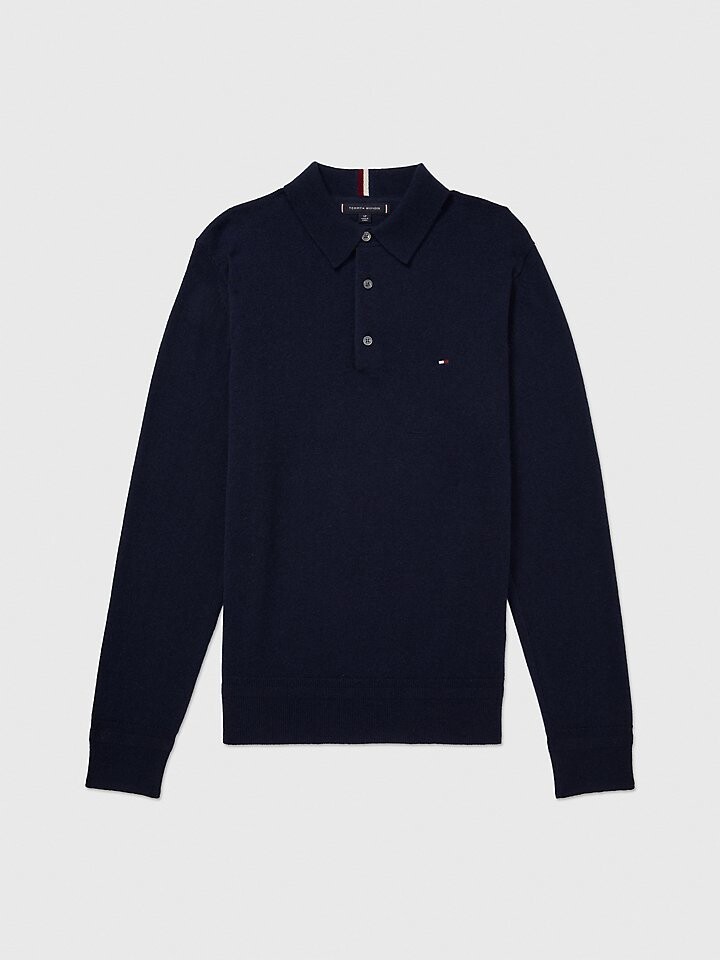 Поло из переработанного кашемира с длинными рукавами, стандартный крой Tommy Hilfiger
Поло из переработанного кашемира с длинными рукавами, стандартный крой Tommy Hilfiger