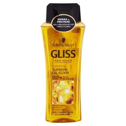 Шампунь Supreme Oil Elixir Gliss Line, 8,45 жидких унций, бутылка 250 мл - импорт из Италии, Testanera
Шампунь Supreme Oil Elixir Gliss Line, 8,45 жидких унций, бутылка 250 мл - импорт из Италии, Testanera