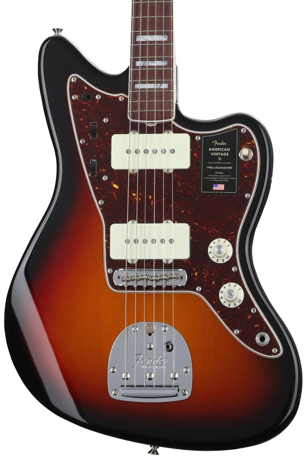 Электрогитара Fender American Vintage II 1966 Jazzmaster — 3-тональный оттенок Sunburst
Электрогитара Fender American Vintage II 1966 Jazzmaster — 3-тональный оттенок Sunburst