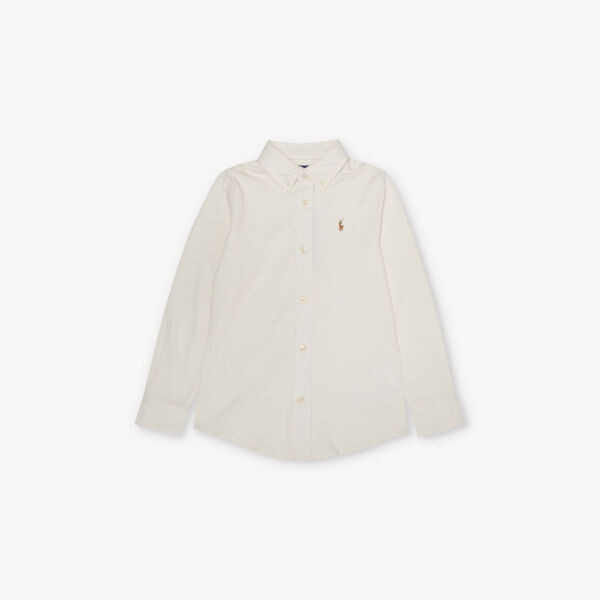 Рубашка из хлопка для мальчиков с вышитым логотипом на пуговицах Polo Ralph Lauren, белый
Рубашка из хлопка для мальчиков с вышитым логотипом на пуговицах Polo Ralph Lauren, белый