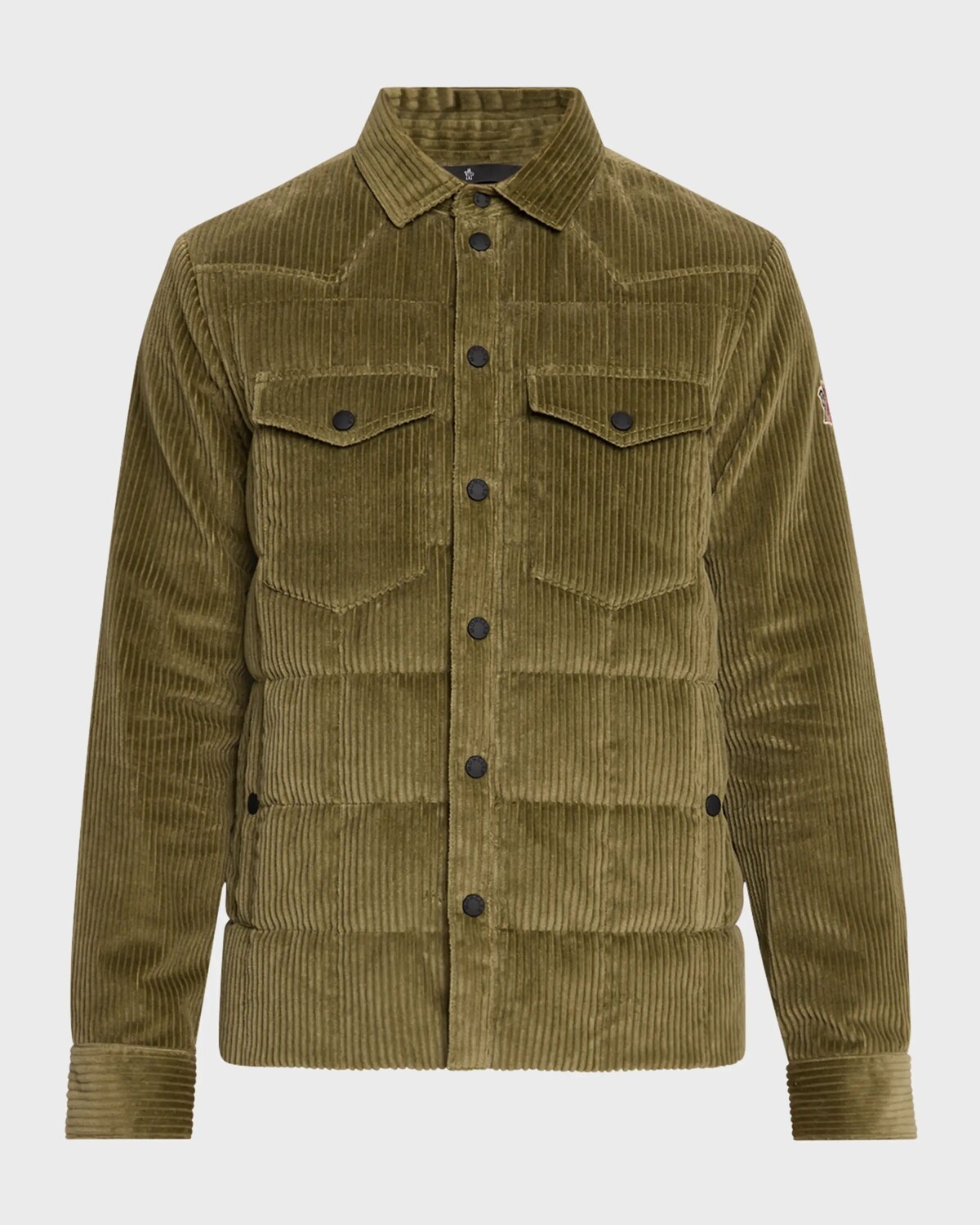 Мужская гель-вельветовая верхняя куртка-рубашка Moncler Grenoble, цвет Medium Green
Мужская гель-вельветовая верхняя куртка-рубашка Moncler Grenoble, цвет Medium Green
