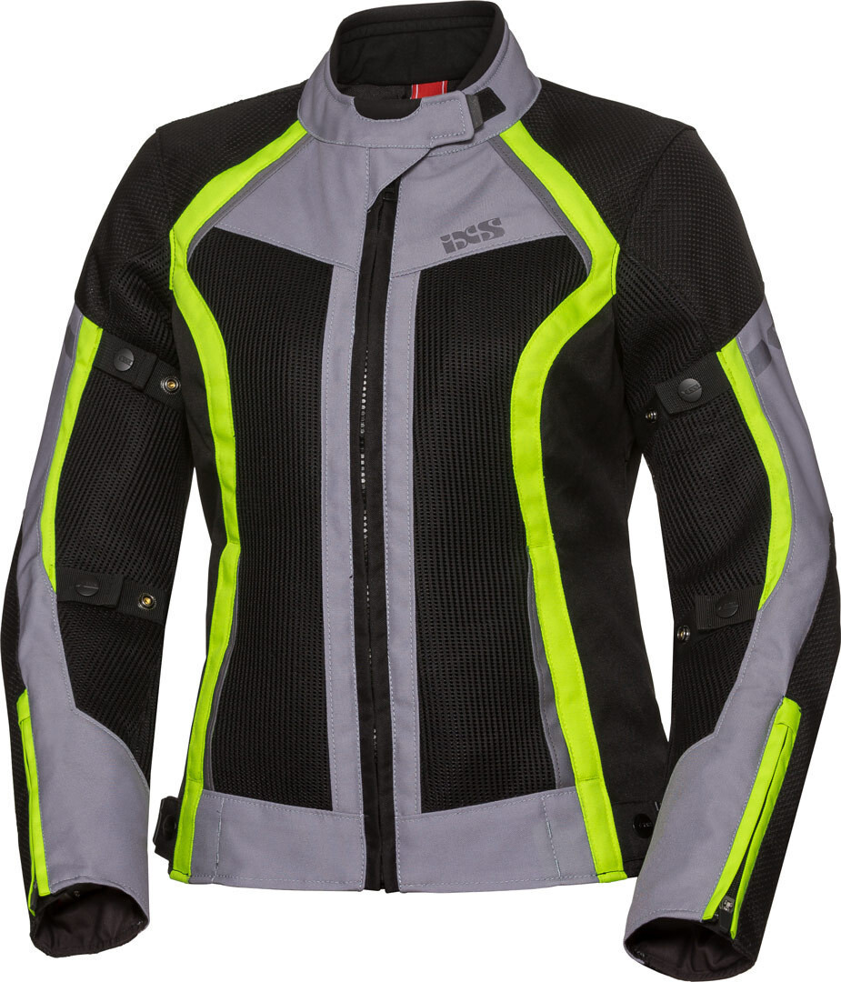 Куртка IXS Sport Andorra-Air Женская для мотоцикла текстиля, черно-серо-неоновая
Куртка IXS Sport Andorra-Air Женская для мотоцикла текстиля, черно-серо-неоновая
