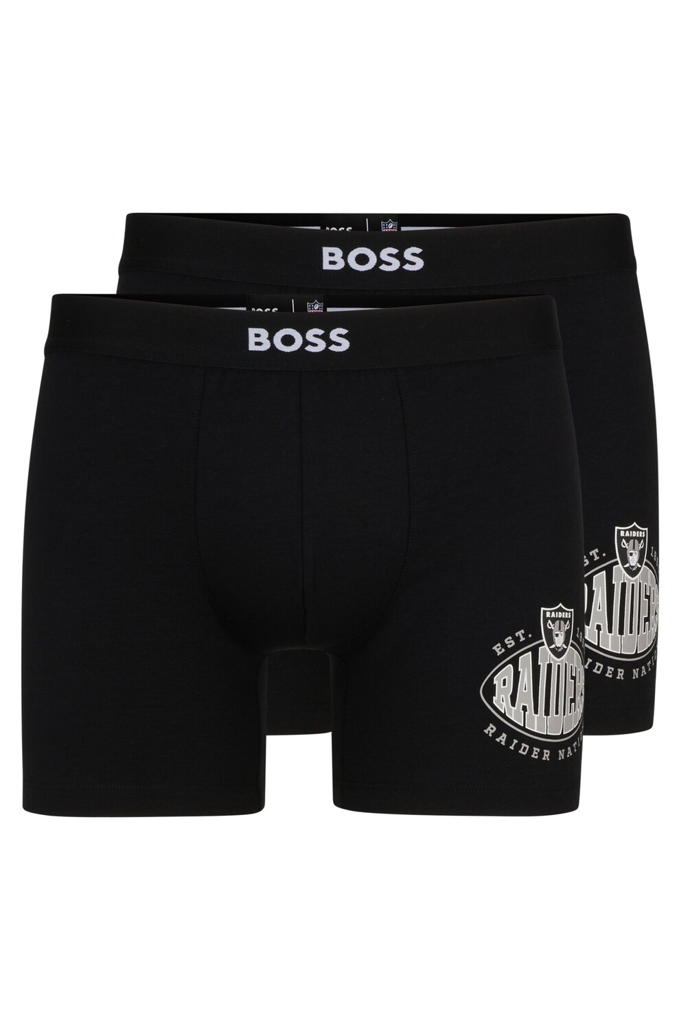 Комплект боксеров Boss X Nfl Briefs With Collaborative Branding, 2 предмета, Raiders
Комплект боксеров Boss X Nfl Briefs With Collaborative Branding, 2 предмета, Raiders