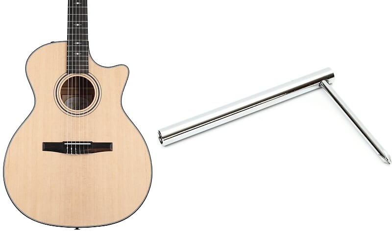 Taylor 314ce-N Нейлоновая акустико-электрическая гитара - Комплект из натуральной ситхинской ели с ключом для анкерного стержня Taylor - Нейлоновая струна C302002103800032093=1 1317-11=1
Taylor 314ce-N Нейлоновая акустико-электрическая гитара - Комплект из натуральной ситхинской ели с ключом для анкерного стержня Taylor - Нейлоновая струна C302002103800032093=1 1317-11=1
