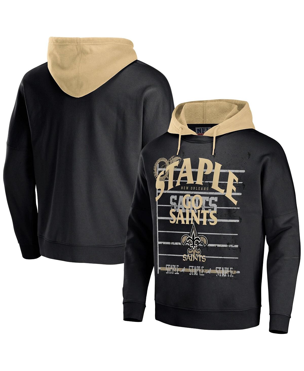 Мужская nfl x staple black new orleans saints oversized gridiron vintage-like wash pullover hoodie NFL Properties, черный
Мужская nfl x staple black new orleans saints oversized gridiron vintage-like wash pullover hoodie NFL Properties, черный
