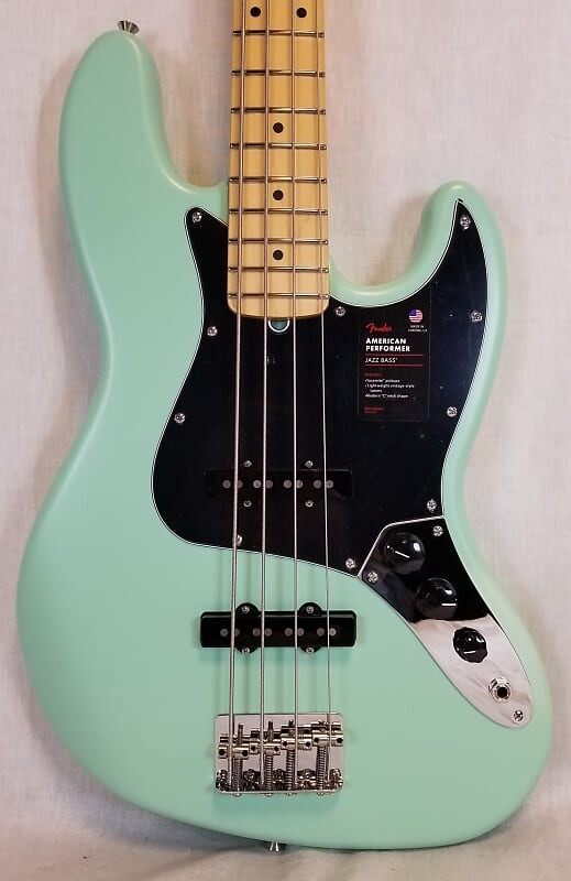 Fender American Performer Jazz Electric Bass Guitar, кленовый гриф, Satin Surf Green, с сумкой 0198612357
Fender American Performer Jazz Electric Bass Guitar, кленовый гриф, Satin Surf Green, с сумкой 0198612357