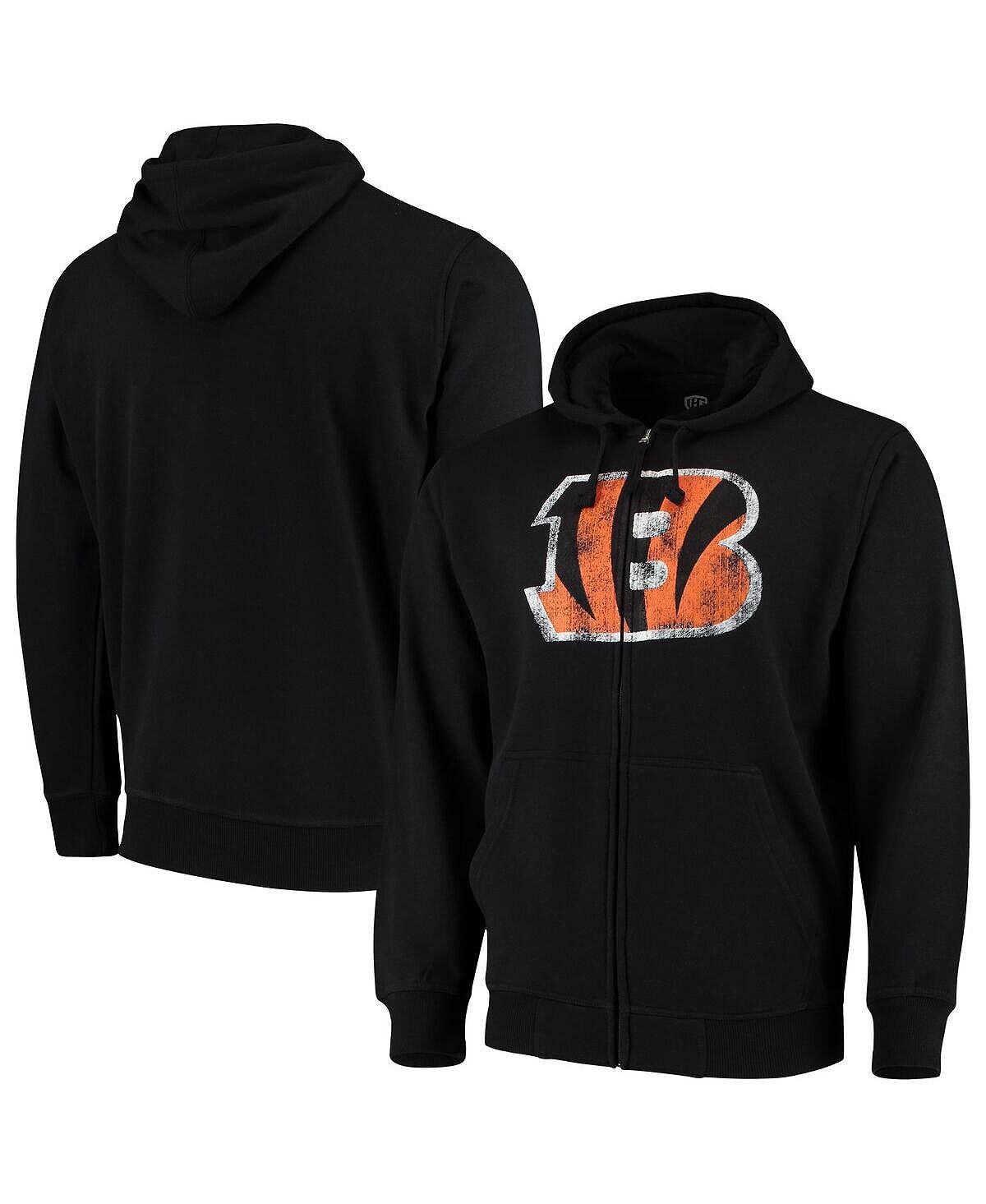 Мужская черная толстовка с капюшоном на молнии cincinnati bengals primary logo G-III Sports by Carl Banks, черный
Мужская черная толстовка с капюшоном на молнии cincinnati bengals primary logo G-III Sports by Carl Banks, черный