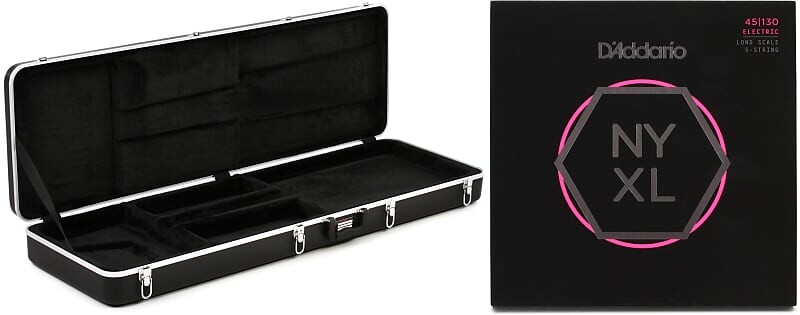 Gator GC-Bass Deluxe Литой корпус из АБС-пластика для электробас-гитары Комплект с D'Addario NYXL45130 Струны для бас-гитары с никелевой обмоткой - .045-.130 Обычная легкая длинная 5-струнная шкала Gator + D'Addario GC-Bass=1 NYXL45130=1
Gator GC-Bass Deluxe Литой корпус из АБС-пластика для электробас-гитары Комплект с D'Addario NYXL45130 Струны для бас-гитары с никелевой обмоткой - .045-.130 Обычная легкая длинная 5-струнная шкала Gator + D'Addario GC-Bass=1 NYXL45130=1