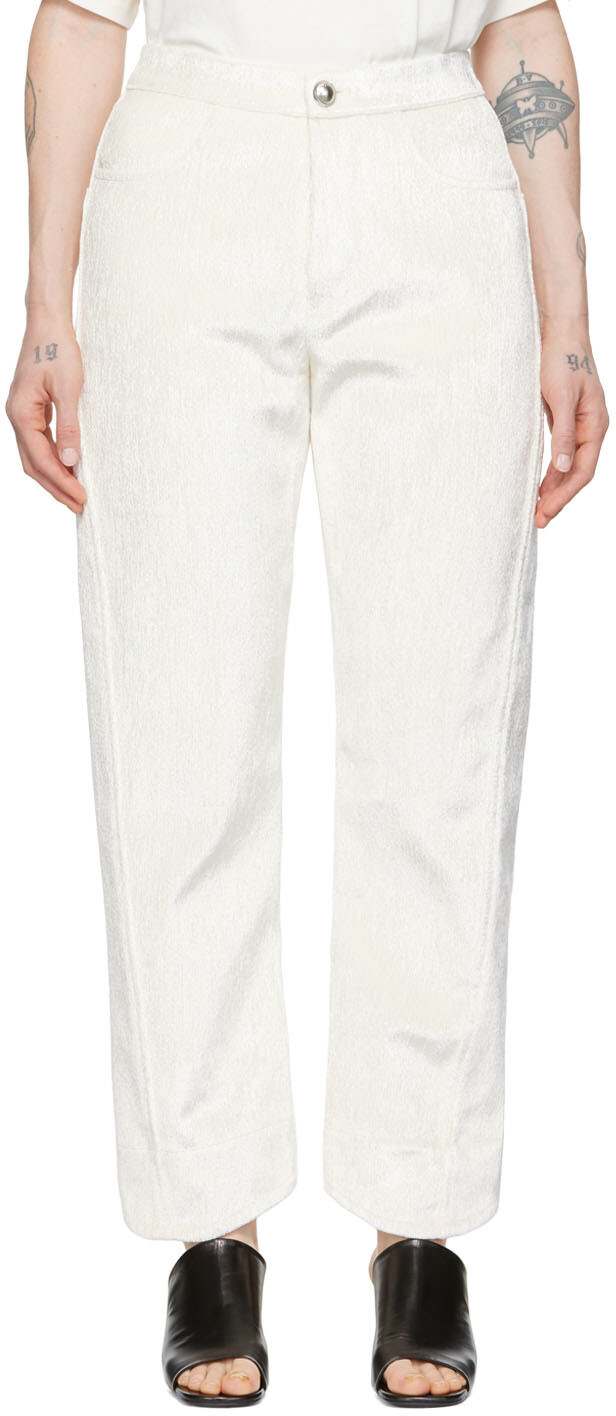 Брюки из вискозы Off-White Jil Sander, Белый, Брюки из вискозы Off-White Jil Sander
Брюки из вискозы Off-White Jil Sander, Белый, Брюки из вискозы Off-White Jil Sander