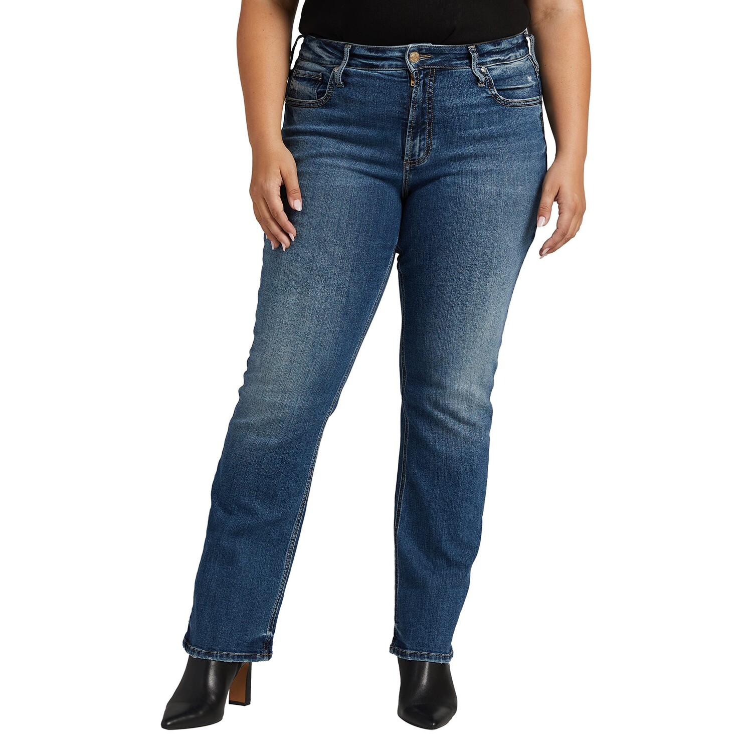 Джинсы Silver Jeans Co., Plus Size Avery High-Rise Slim Bootcut Jeans W94627EKC342
Джинсы Silver Jeans Co., Plus Size Avery High-Rise Slim Bootcut Jeans W94627EKC342