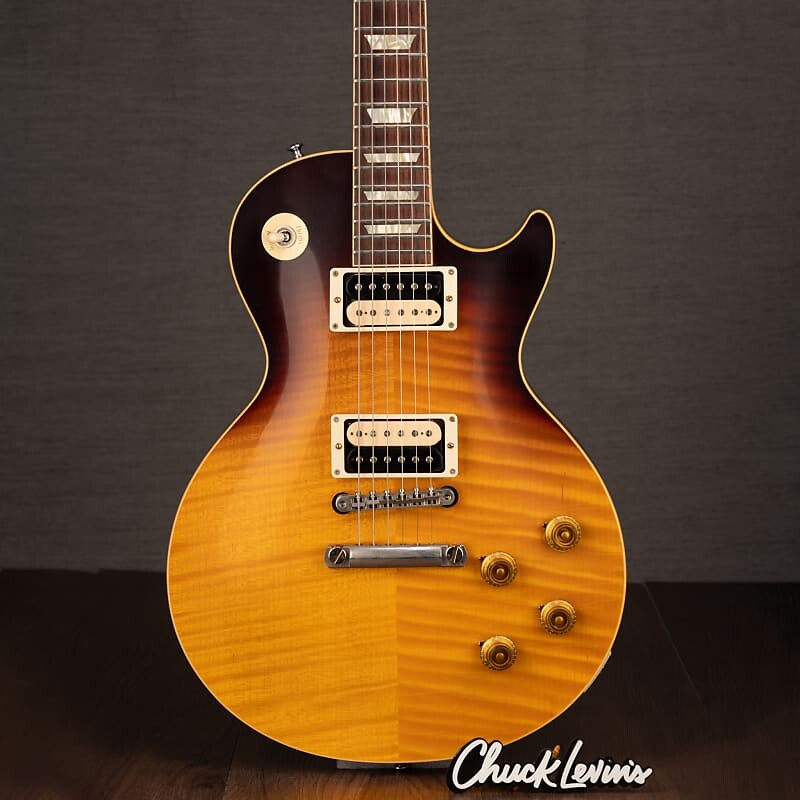 Электрогитара Gibson Murphy Lab 1959 Les Paul Standard Reissue - Ultra Light Aged Lemon Tobacco Fade - CHUCKSCLUSIVE - #922272
Электрогитара Gibson Murphy Lab 1959 Les Paul Standard Reissue - Ultra Light Aged Lemon Tobacco Fade - CHUCKSCLUSIVE - #922272