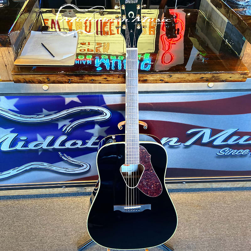 Акустическая гитара Gretsch G5035 Rancher - Dreadnought - черная отделка (новый старый запас)
Акустическая гитара Gretsch G5035 Rancher - Dreadnought - черная отделка (новый старый запас)