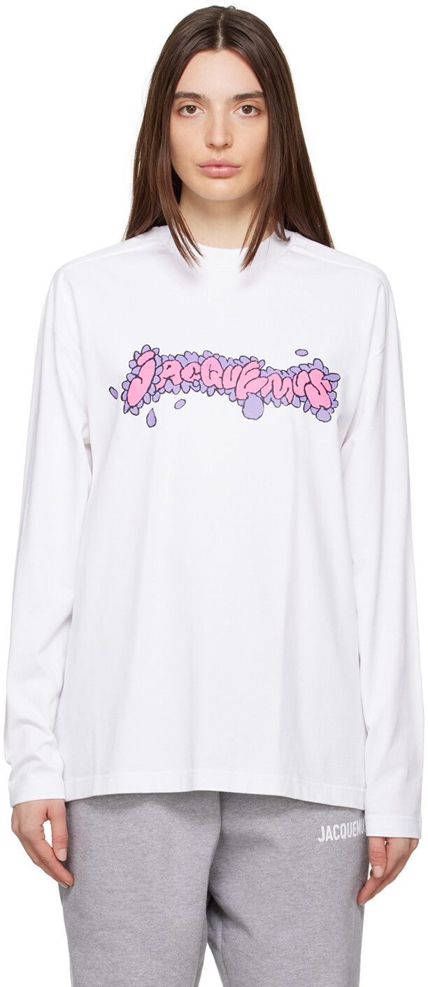 Белая футболка с длинным рукавом 'Le T-Shirt Desenho Manches Longues' Jacquemus, Белый
Белая футболка с длинным рукавом 'Le T-Shirt Desenho Manches Longues' Jacquemus, Белый