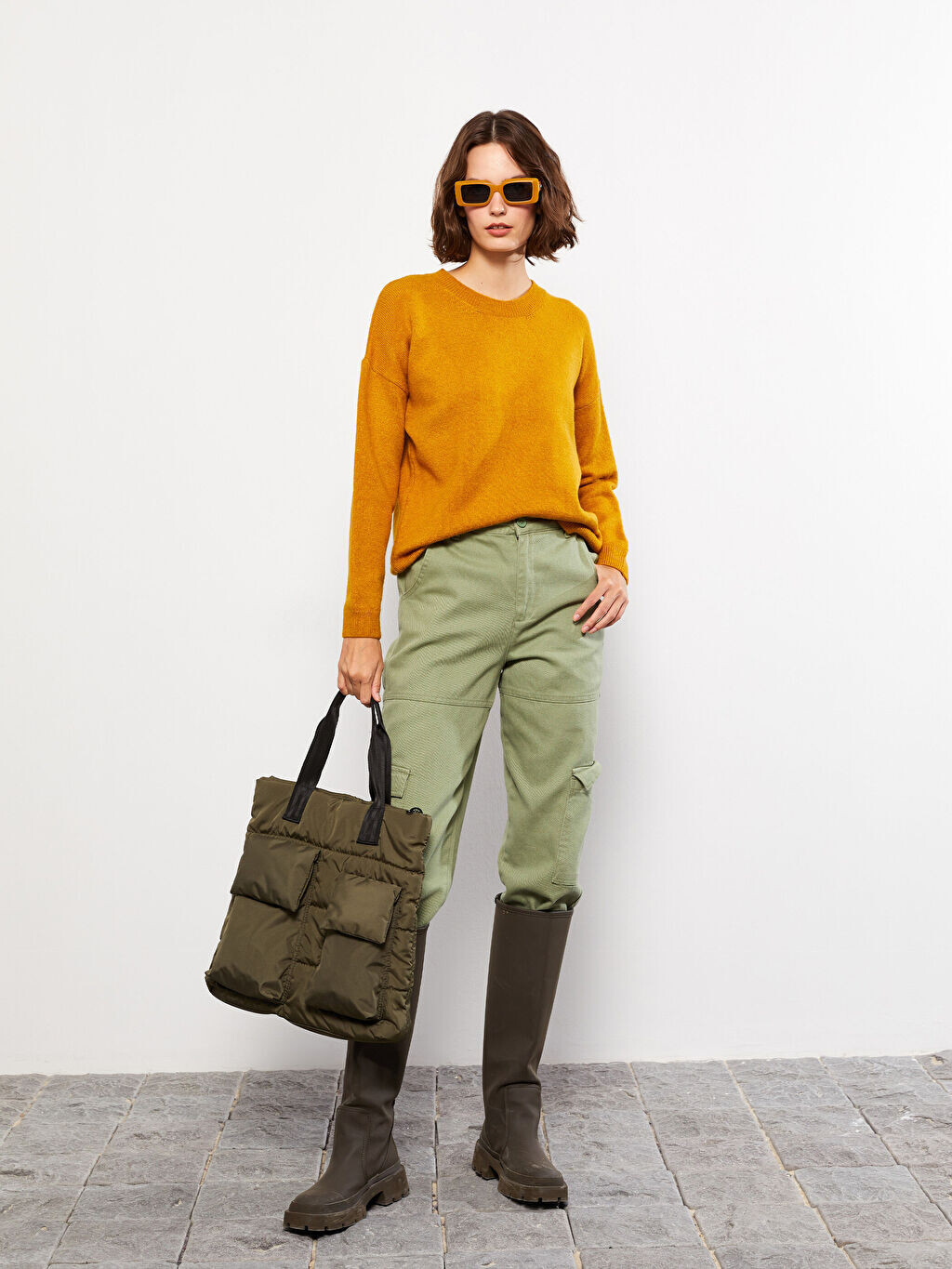 Прямой женский трикотажный свитер с круглым вырезом и длинными рукавами LCW Casual
Прямой женский трикотажный свитер с круглым вырезом и длинными рукавами LCW Casual