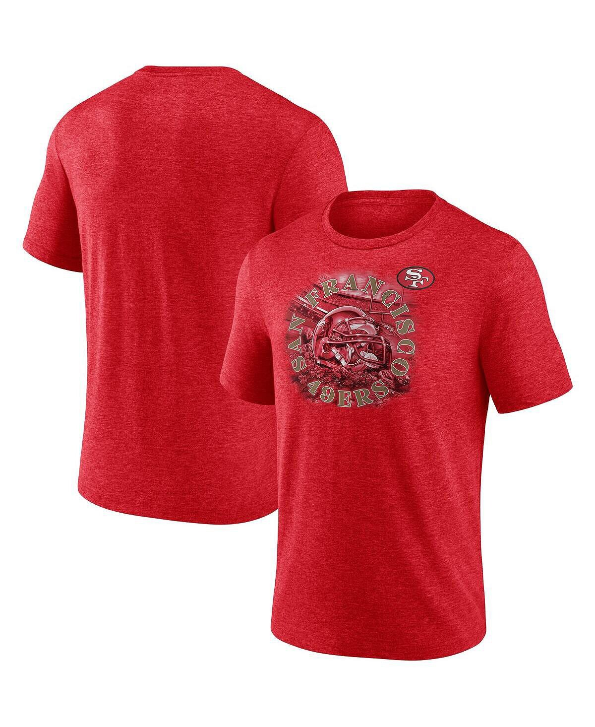 Мужская фирменная футболка heathered scarlet san francisco 49ers sporting chance Fanatics
Мужская фирменная футболка heathered scarlet san francisco 49ers sporting chance Fanatics
