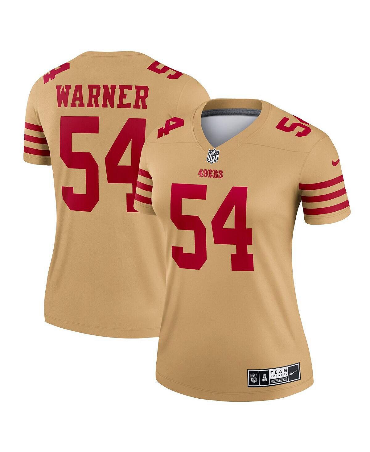 Женское джерси fred warner gold san francisco 49ers inverted legend Nike, Коричневый
Женское джерси fred warner gold san francisco 49ers inverted legend Nike, Коричневый