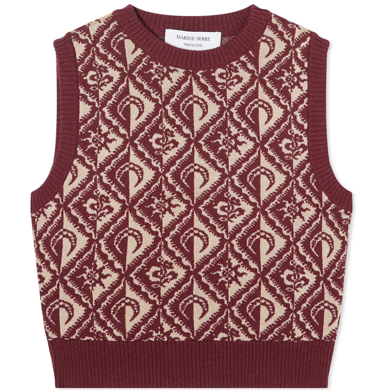 Пуловер Marine Serre Moon Diamant Knit Jacquard Sleeveless, бордовый, Красный, Пуловер Marine Serre Moon Diamant Knit Jacquard Sleeveless, бордовый
Пуловер Marine Serre Moon Diamant Knit Jacquard Sleeveless, бордовый, Красный, Пуловер Marine Serre Moon Diamant Knit Jacquard Sleeveless, бордовый