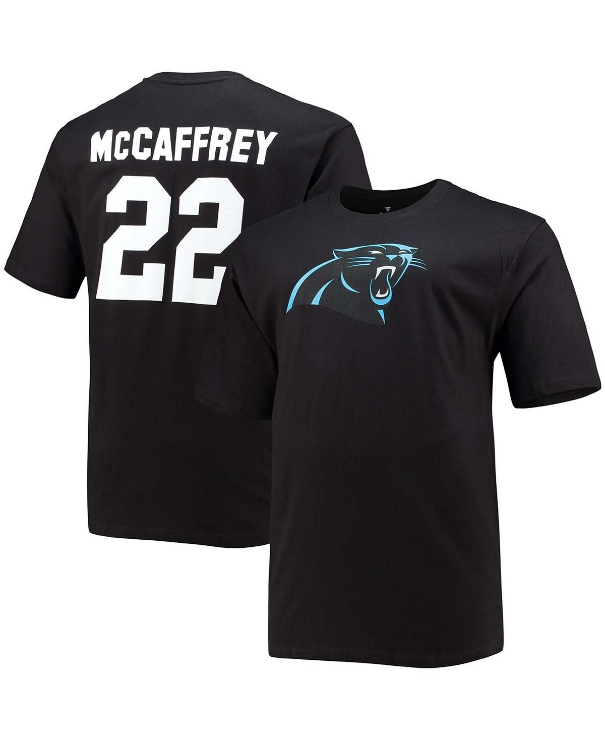 Мужская футболка big and tall christian mccaffrey black carolina panthers с именем игрока и номером Fanatics, черный
Мужская футболка big and tall christian mccaffrey black carolina panthers с именем игрока и номером Fanatics, черный