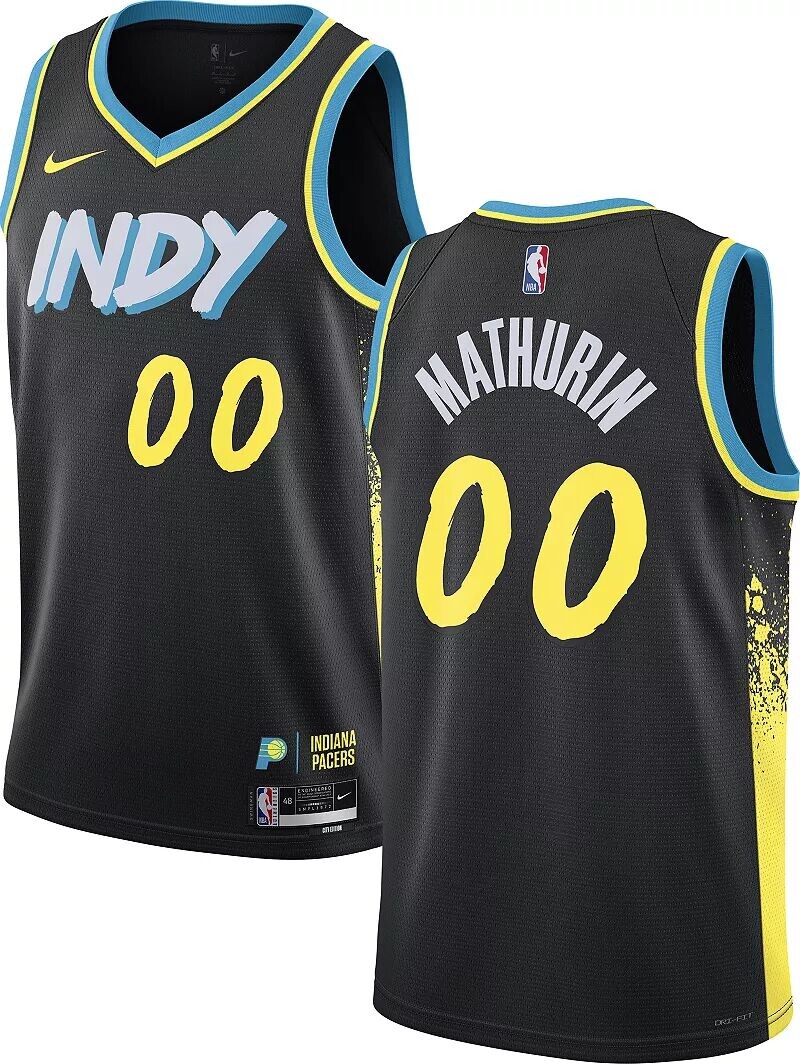 Мужская черная майка Nike Swingman Indiana Pacers Bennedict Mathruin #00 City Edition 2023-24
Мужская черная майка Nike Swingman Indiana Pacers Bennedict Mathruin #00 City Edition 2023-24
