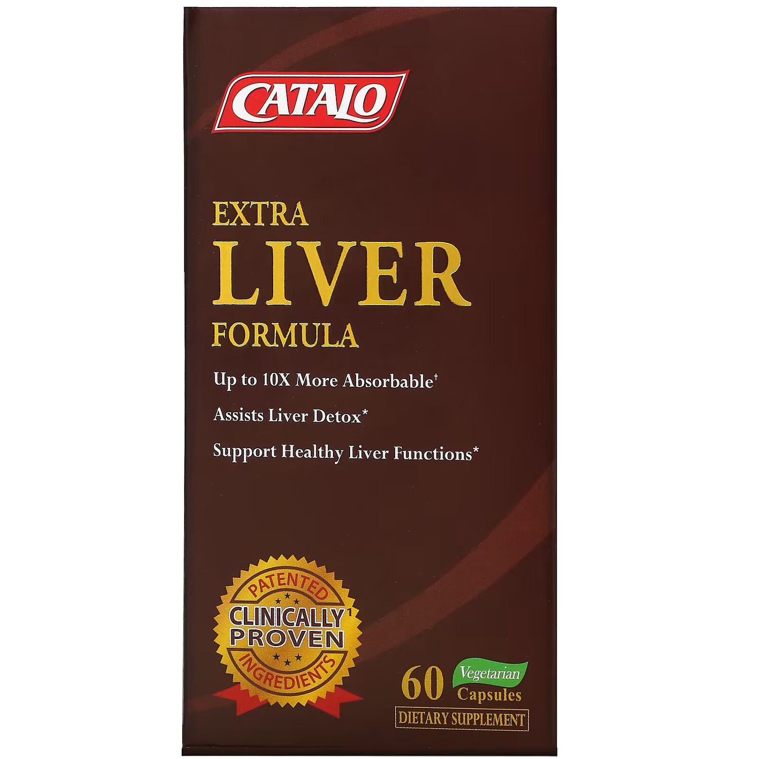 Catalo Naturals, Extra Liver Formula,для поддержки печени 60 вегетарианских капсул
Catalo Naturals, Extra Liver Formula,для поддержки печени 60 вегетарианских капсул