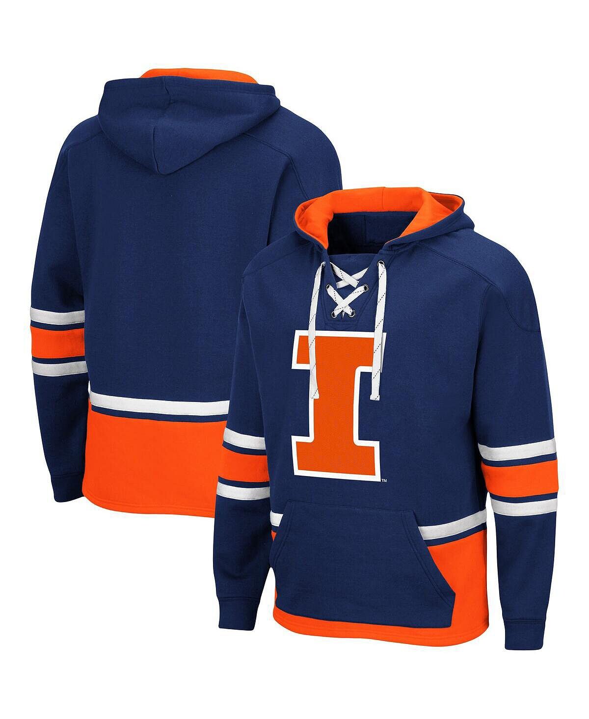 Мужской темно-синий пуловер с капюшоном Illinois Fighting Illini на шнуровке 3.0 Colosseum
Мужской темно-синий пуловер с капюшоном Illinois Fighting Illini на шнуровке 3.0 Colosseum