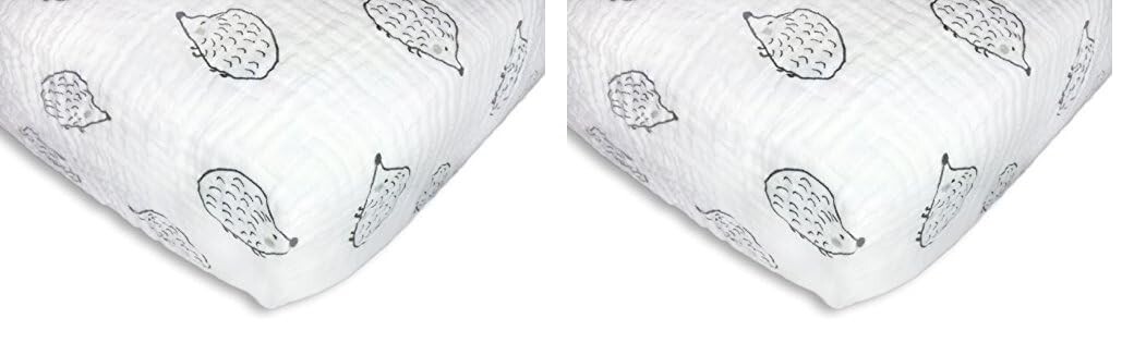 Swaddle Designs Мягчайшая хлопковая муслиновая простыня для кроватки/простыня для малышей для мальчиков и девочек, черные ежики, 1 штука (2 шт. в упаковке) SwaddleDesigns, Hedgehogs
Swaddle Designs Мягчайшая хлопковая муслиновая простыня для кроватки/простыня для малышей для мальчиков и девочек, черные ежики, 1 штука (2 шт. в упаковке) SwaddleDesigns, Hedgehogs