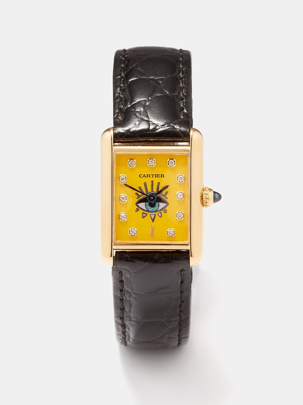 Винтажные часы cartier tank из 18-каратного золота с бриллиантами Jacquie Aiche, золото
Винтажные часы cartier tank из 18-каратного золота с бриллиантами Jacquie Aiche, золото