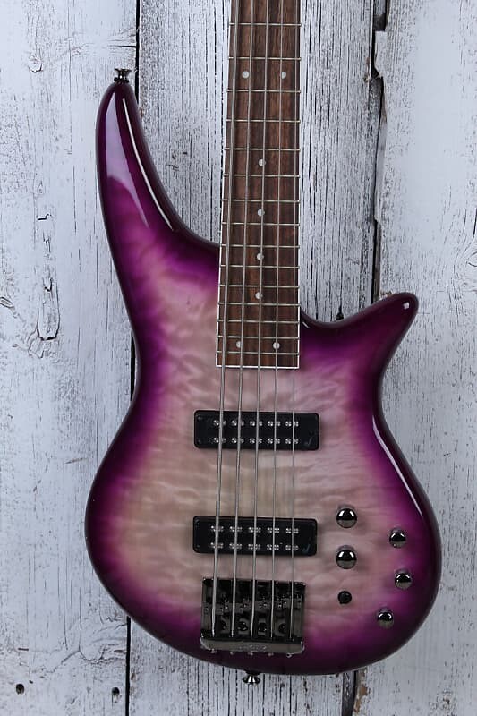 Jackson JS Series Spectra Bass JS3QV 5-струнная электрическая бас-гитара Purple Phaze
Jackson JS Series Spectra Bass JS3QV 5-струнная электрическая бас-гитара Purple Phaze