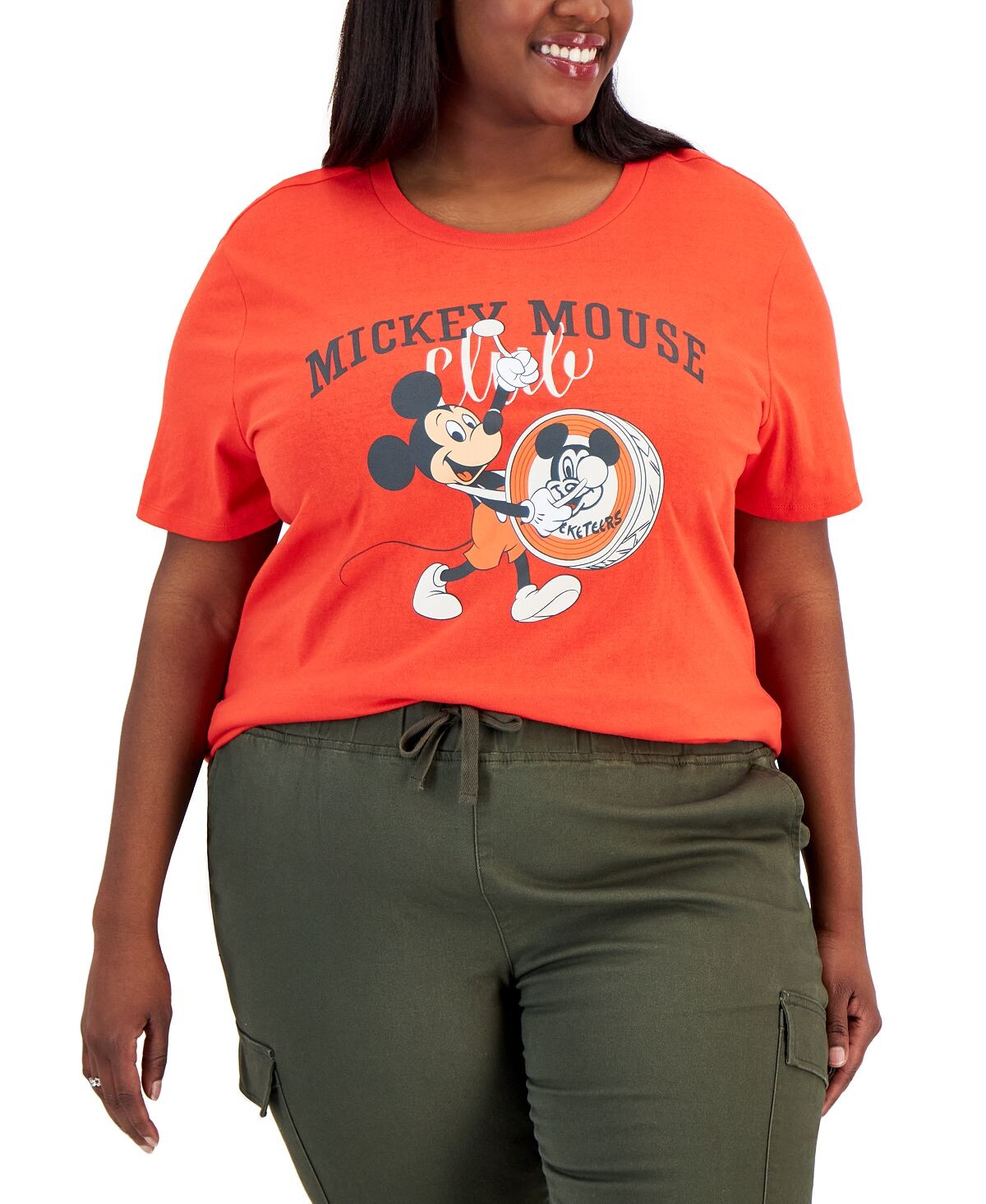 Модная футболка большого размера с круглым вырезом mickey mouse club Disney, красный
Модная футболка большого размера с круглым вырезом mickey mouse club Disney, красный