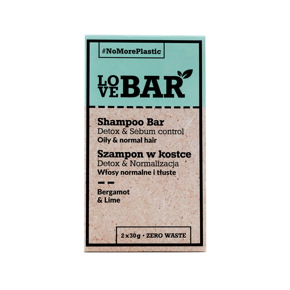Love Bar Shampoo Bar шампунь-бальзам для нормальных и жирных волос Бергамот и Лайм 2x30г
Love Bar Shampoo Bar шампунь-бальзам для нормальных и жирных волос Бергамот и Лайм 2x30г