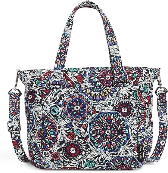 Хлопковая сумка через плечо Vera Bradley с несколькими ремешками, витражный медальон
Хлопковая сумка через плечо Vera Bradley с несколькими ремешками, витражный медальон