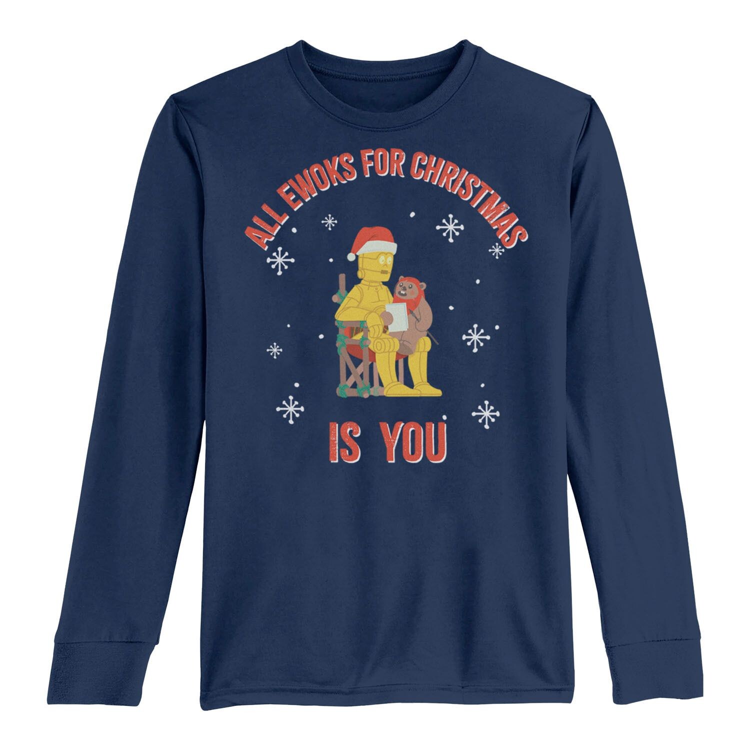 Рождественская футболка C-3PO All Ewoks For Christmas Is You для мальчиков 8–20 лет с длинными рукавами Licensed Character
Рождественская футболка C-3PO All Ewoks For Christmas Is You для мальчиков 8–20 лет с длинными рукавами Licensed Character