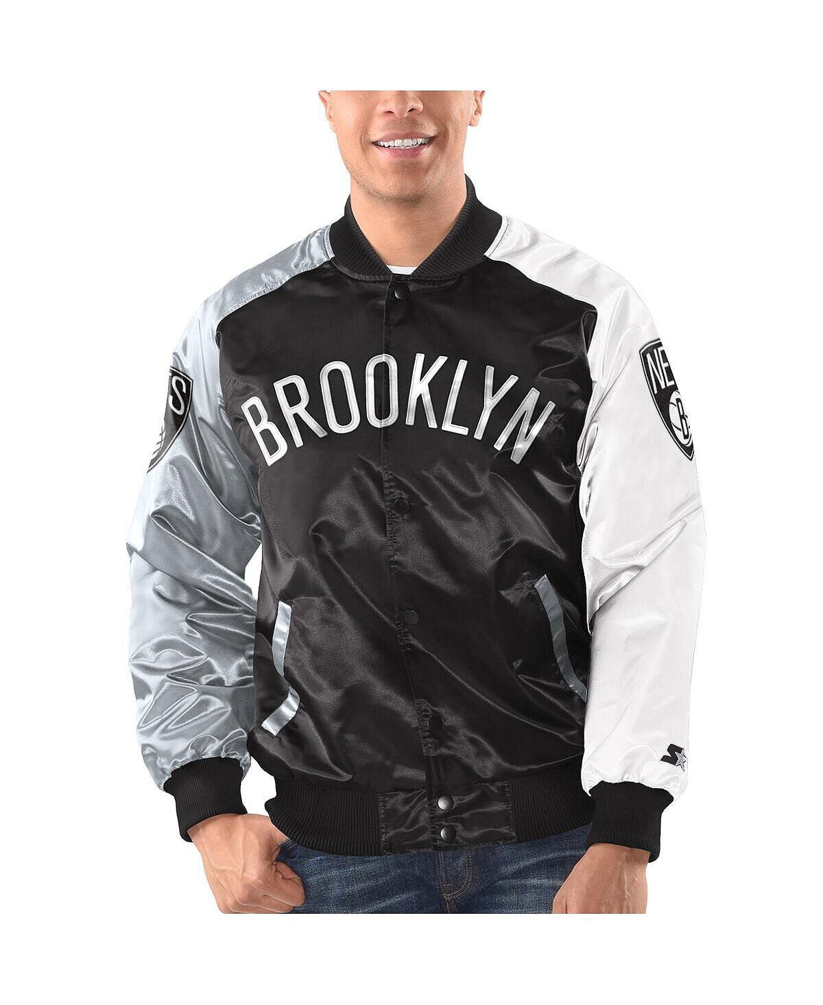 Мужская черная, серая, белая куртка brooklyn nets tricolor remix full-snap Starter, мульти
Мужская черная, серая, белая куртка brooklyn nets tricolor remix full-snap Starter, мульти