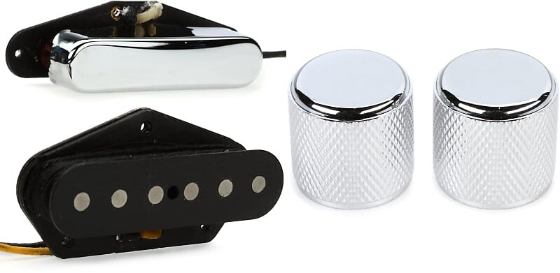 Комплект из двух звукоснимателей Fender Custom Shop '51 Nocaster Tele с ручками Fender Telecaster/Precision Bass с накаткой 0991366000=1 0992109000=1
Комплект из двух звукоснимателей Fender Custom Shop '51 Nocaster Tele с ручками Fender Telecaster/Precision Bass с накаткой 0991366000=1 0992109000=1