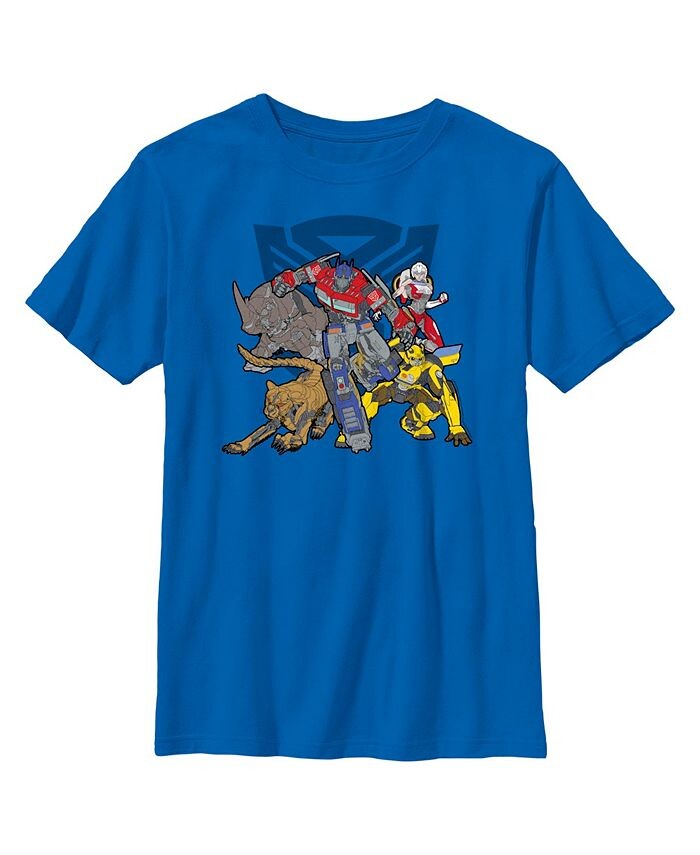 Детская футболка с логотипом команды Transformers: Rise of the Beasts для мальчиков Hasbro, синий
Детская футболка с логотипом команды Transformers: Rise of the Beasts для мальчиков Hasbro, синий