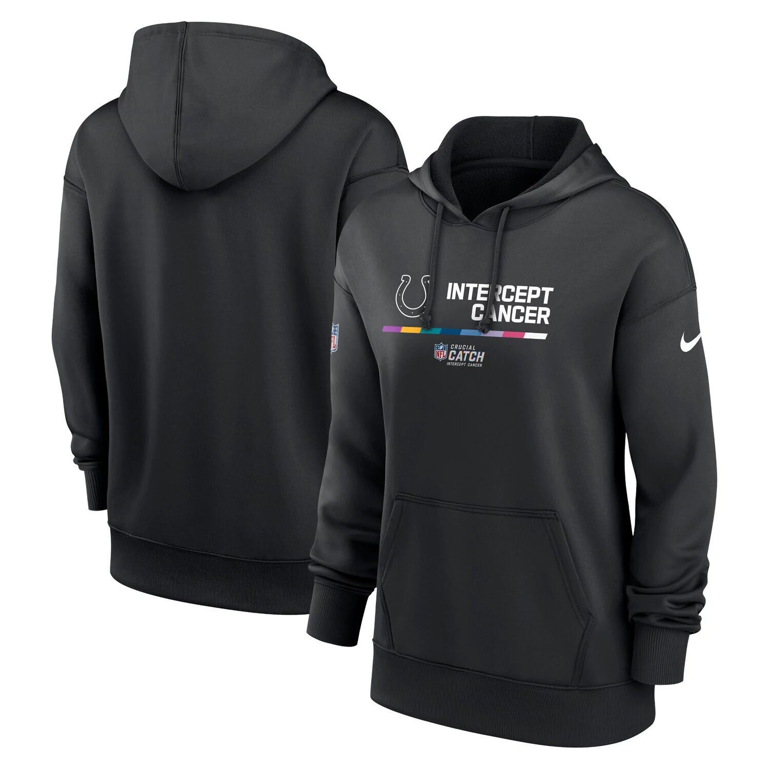 Женский черный пуловер с капюшоном Nike Indianapolis Colts 2022 NFL Crucial Catch Therma Performance Nike
Женский черный пуловер с капюшоном Nike Indianapolis Colts 2022 NFL Crucial Catch Therma Performance Nike