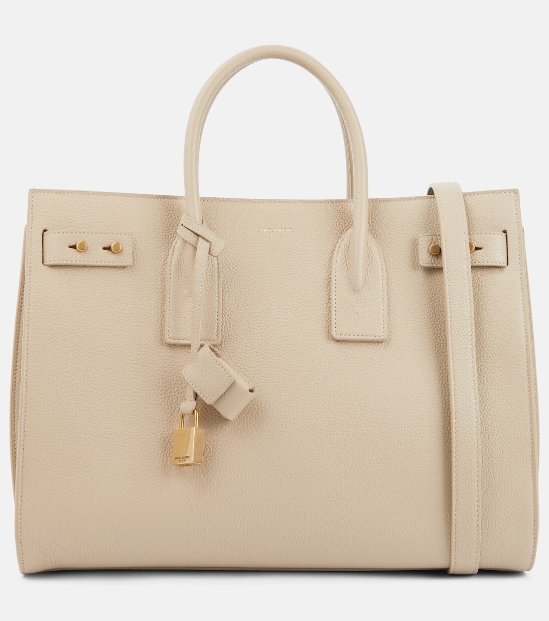 Сумка-тоут sac de jour среднего размера из мягкой кожи Saint Laurent, бежевый
Сумка-тоут sac de jour среднего размера из мягкой кожи Saint Laurent, бежевый