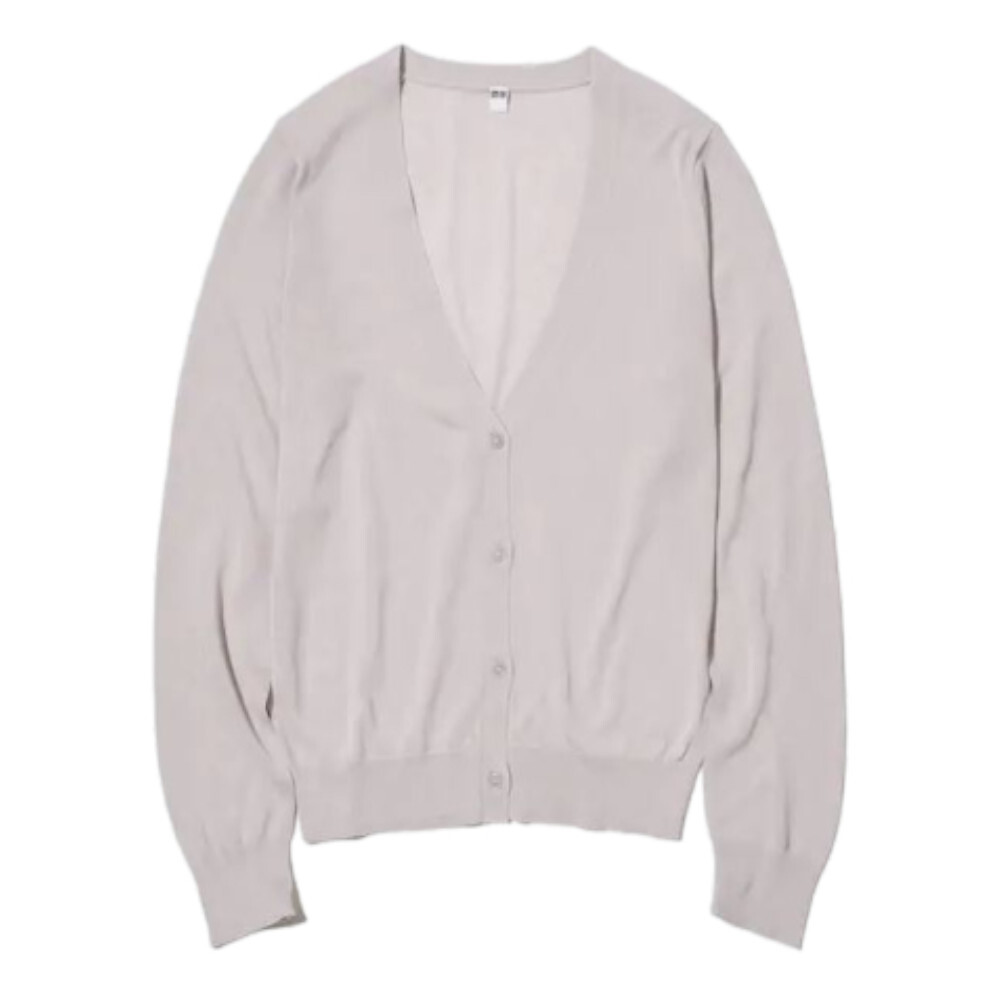 Кардиган с длинными рукавами и v-образным вырезом Uniqlo V Neck Long Sleeve, светло-серый
Кардиган с длинными рукавами и v-образным вырезом Uniqlo V Neck Long Sleeve, светло-серый