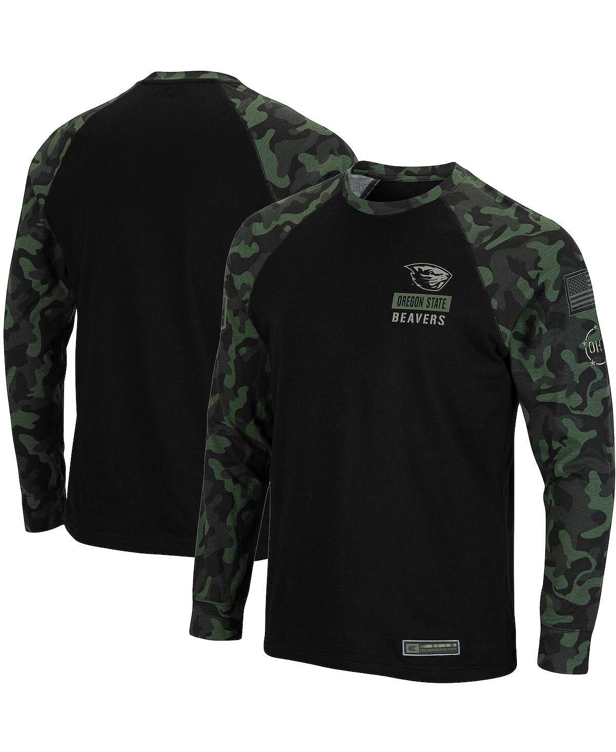 Мужская черная футболка с длинным рукавом реглан oregon state beavers oht в стиле милитари appreciation camo Colosseum, черный
Мужская черная футболка с длинным рукавом реглан oregon state beavers oht в стиле милитари appreciation camo Colosseum, черный