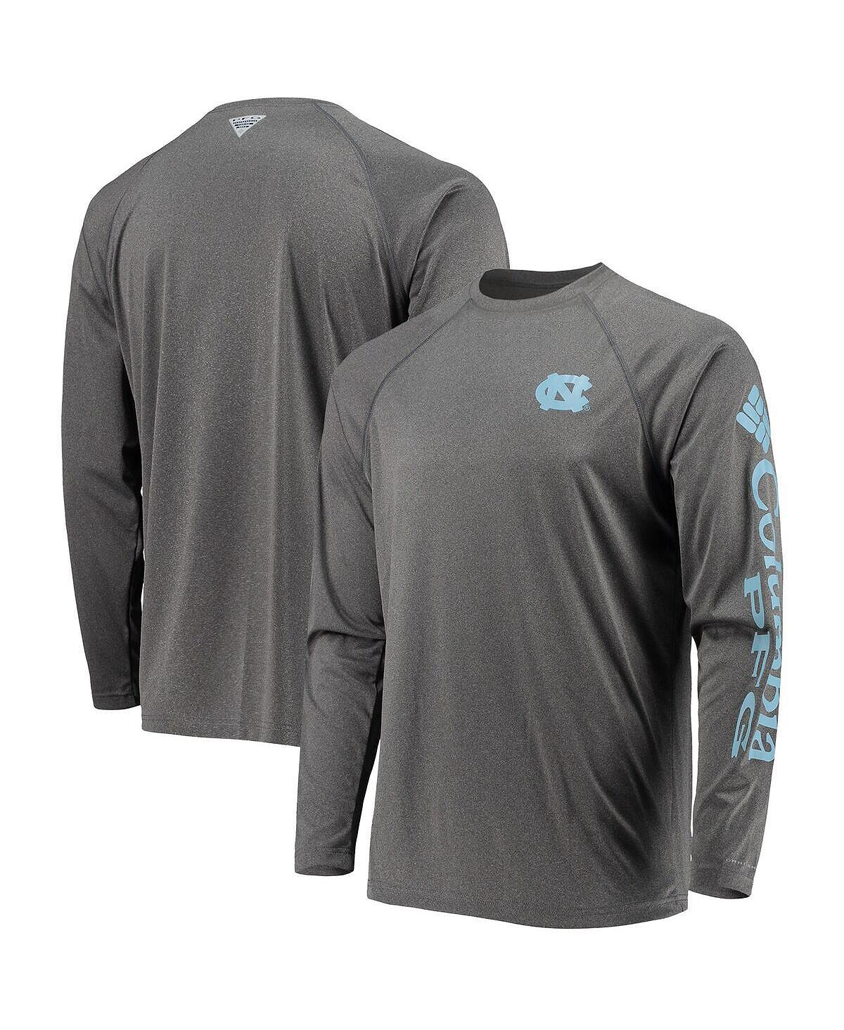 Мужская футболка с длинными рукавами цвета древесного угля north carolina tar heels pfg terminal tackle raglan omni-shade Columbia, мульти
Мужская футболка с длинными рукавами цвета древесного угля north carolina tar heels pfg terminal tackle raglan omni-shade Columbia, мульти